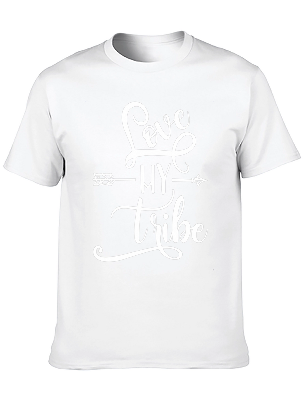 Love My Tribe Graphic T-Shirt - Casual Cotton Tee