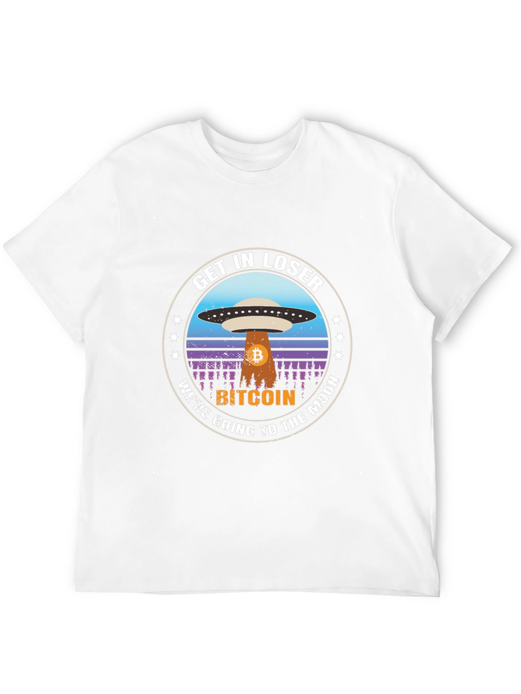 Bitcoin To The Moon Graphic T-Shirt