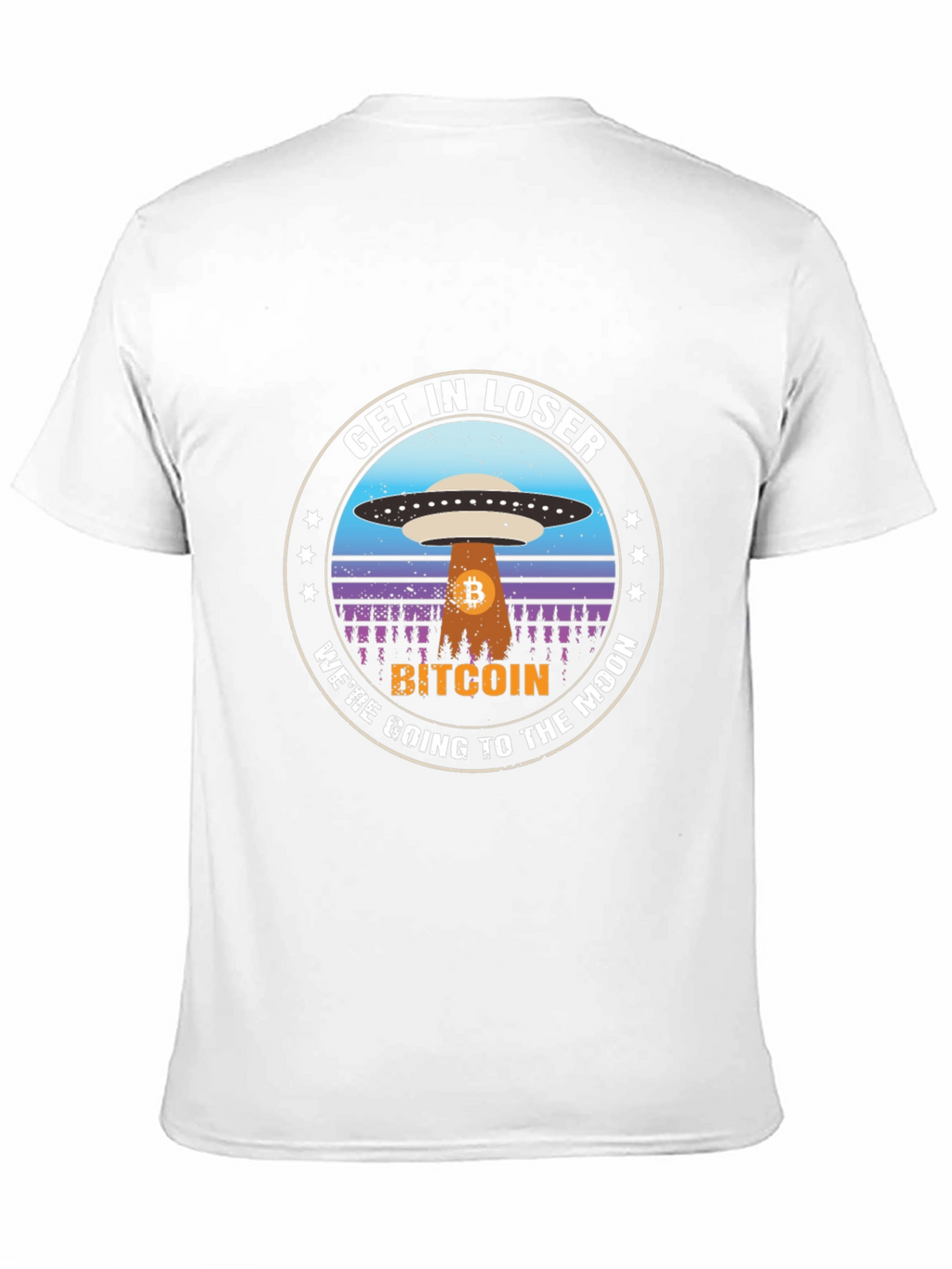 Bitcoin To The Moon Graphic T-Shirt