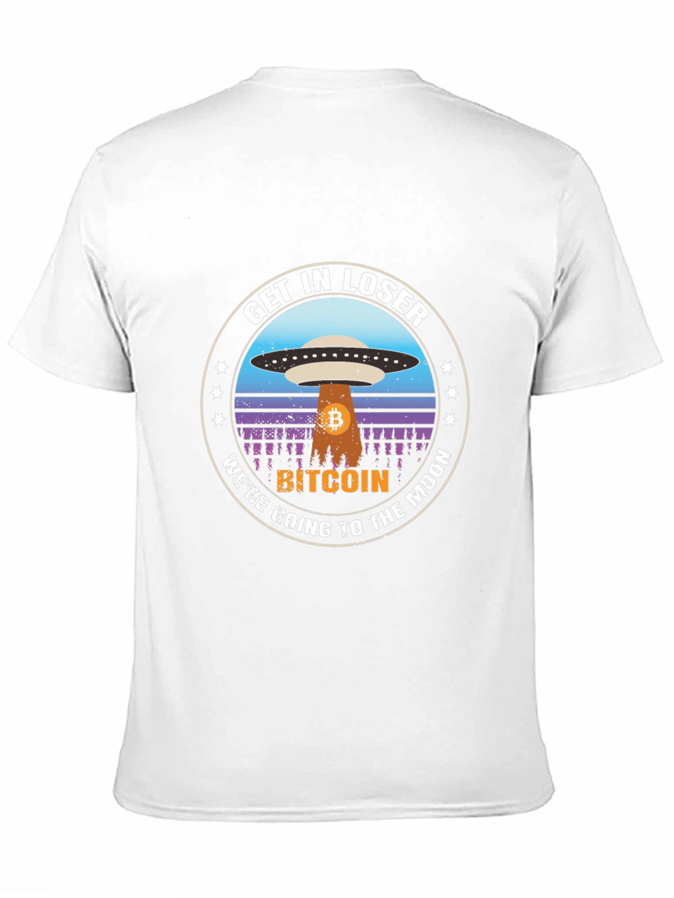 Bitcoin To The Moon Graphic T-Shirt