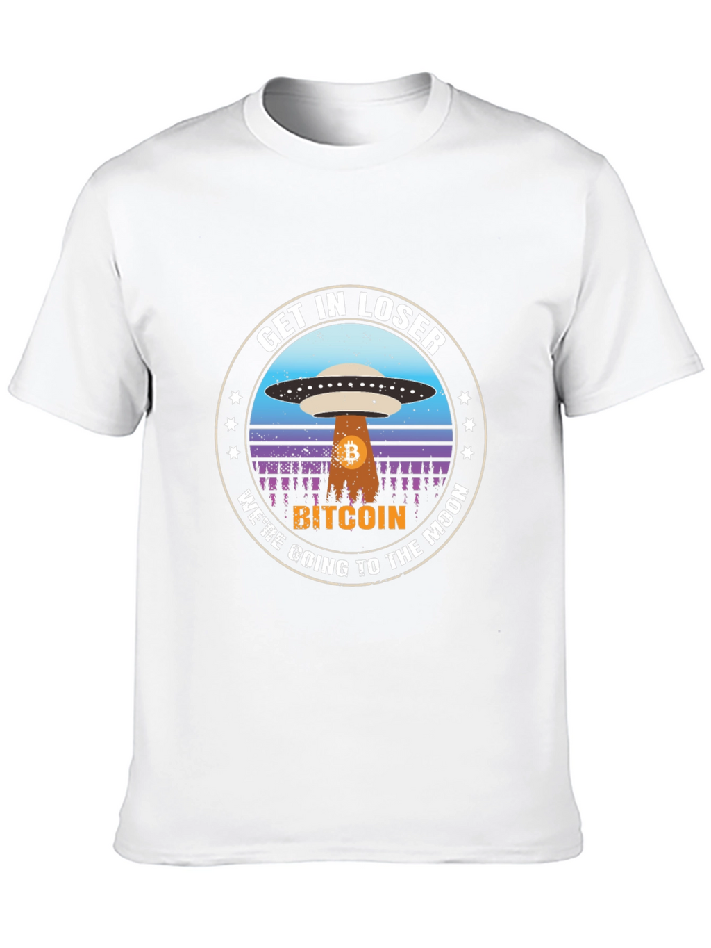 Bitcoin To The Moon Graphic T-Shirt