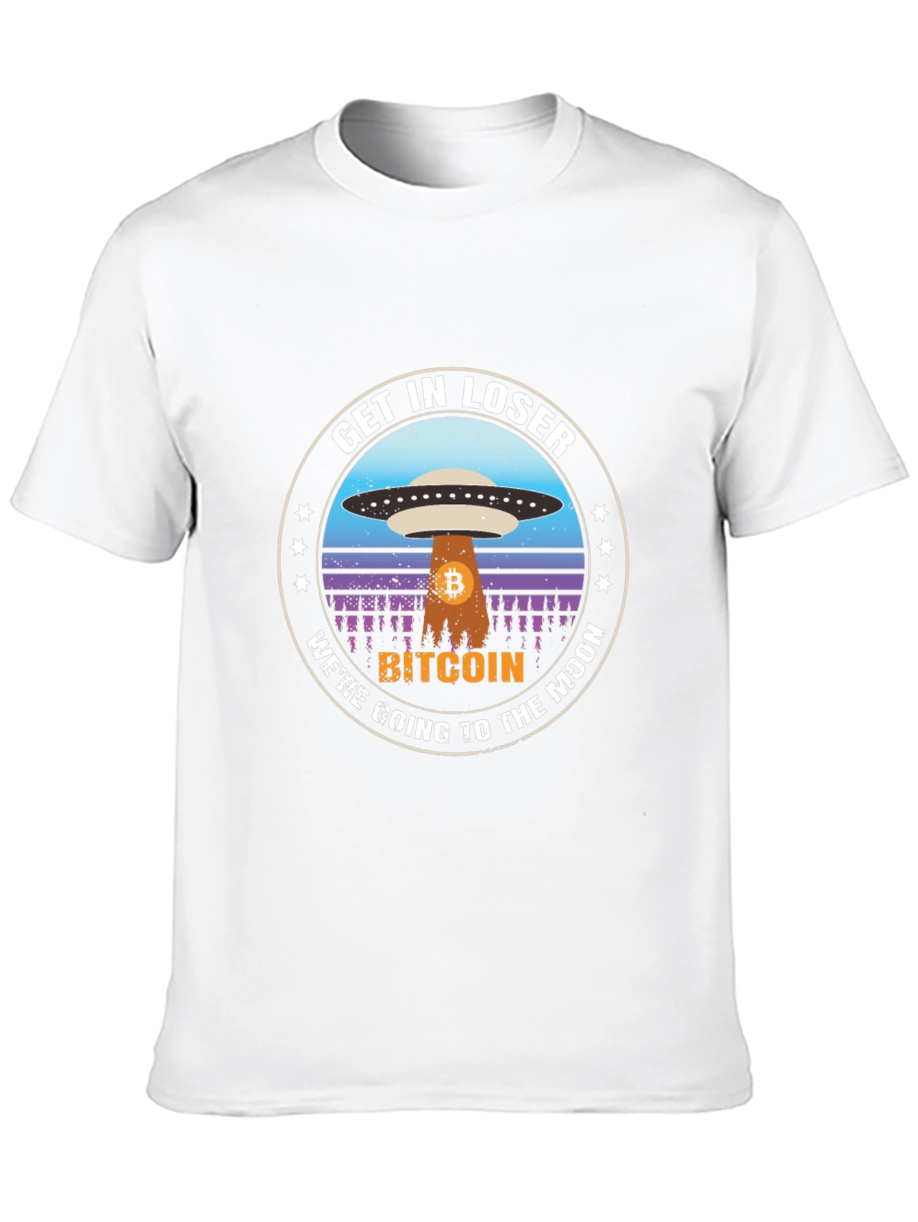 Bitcoin To The Moon Graphic T-Shirt