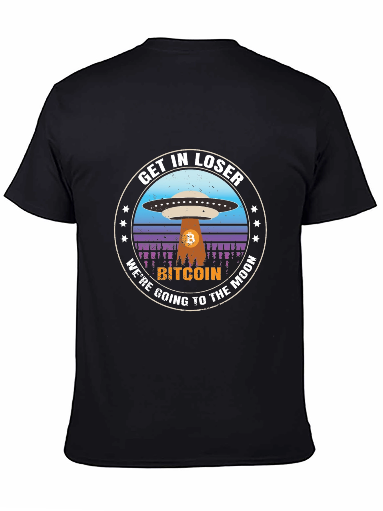 Bitcoin To The Moon Graphic T-Shirt