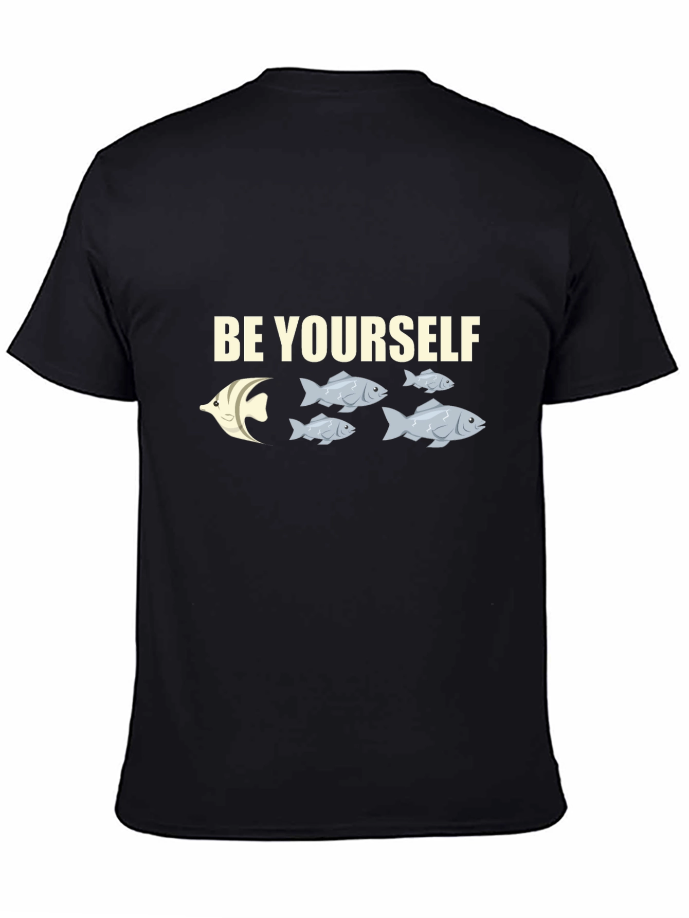 Be Yourself Fish T-Shirt - Stand Out From the Crowd
