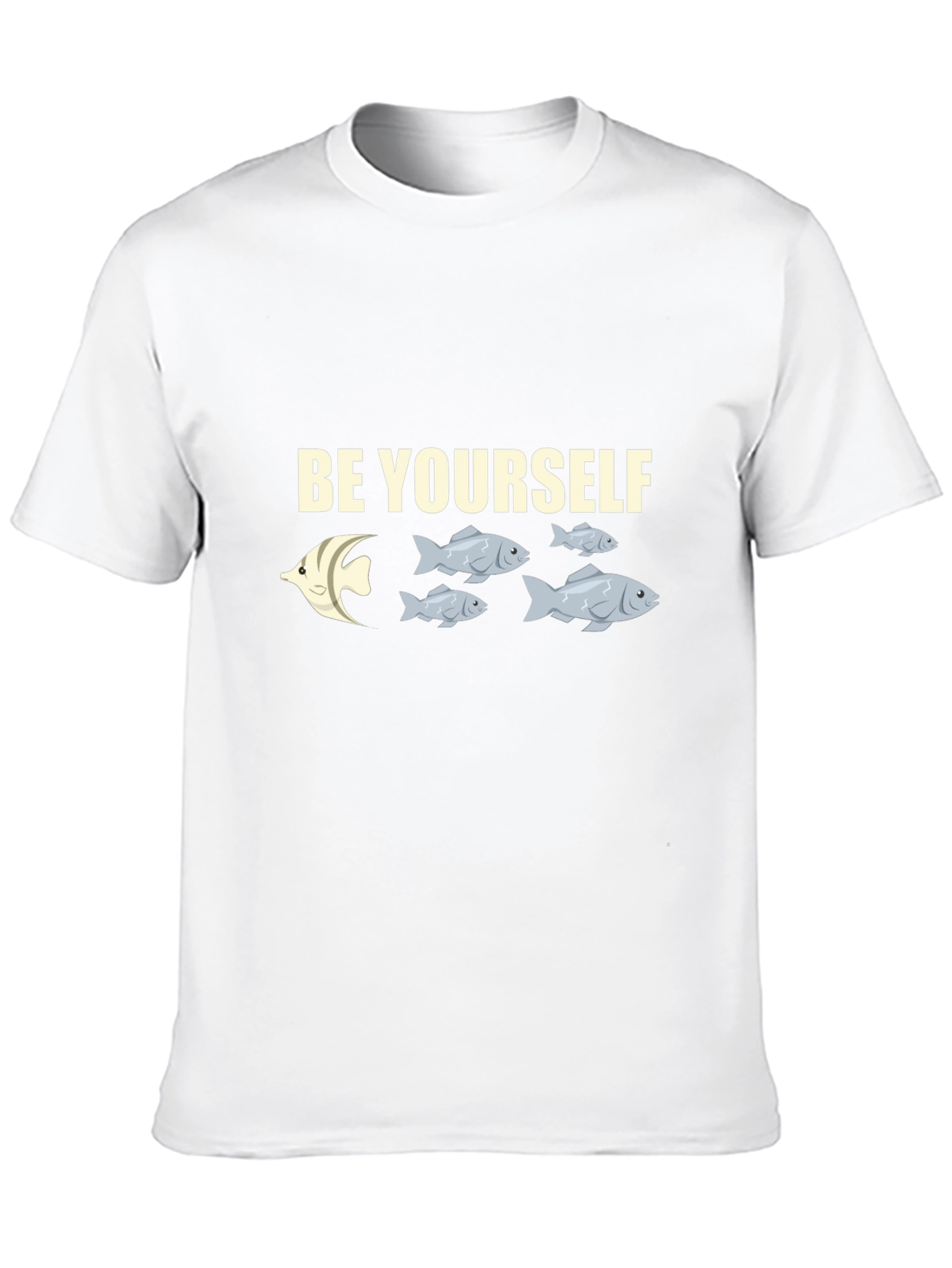 Be Yourself Fish T-Shirt - Stand Out From the Crowd