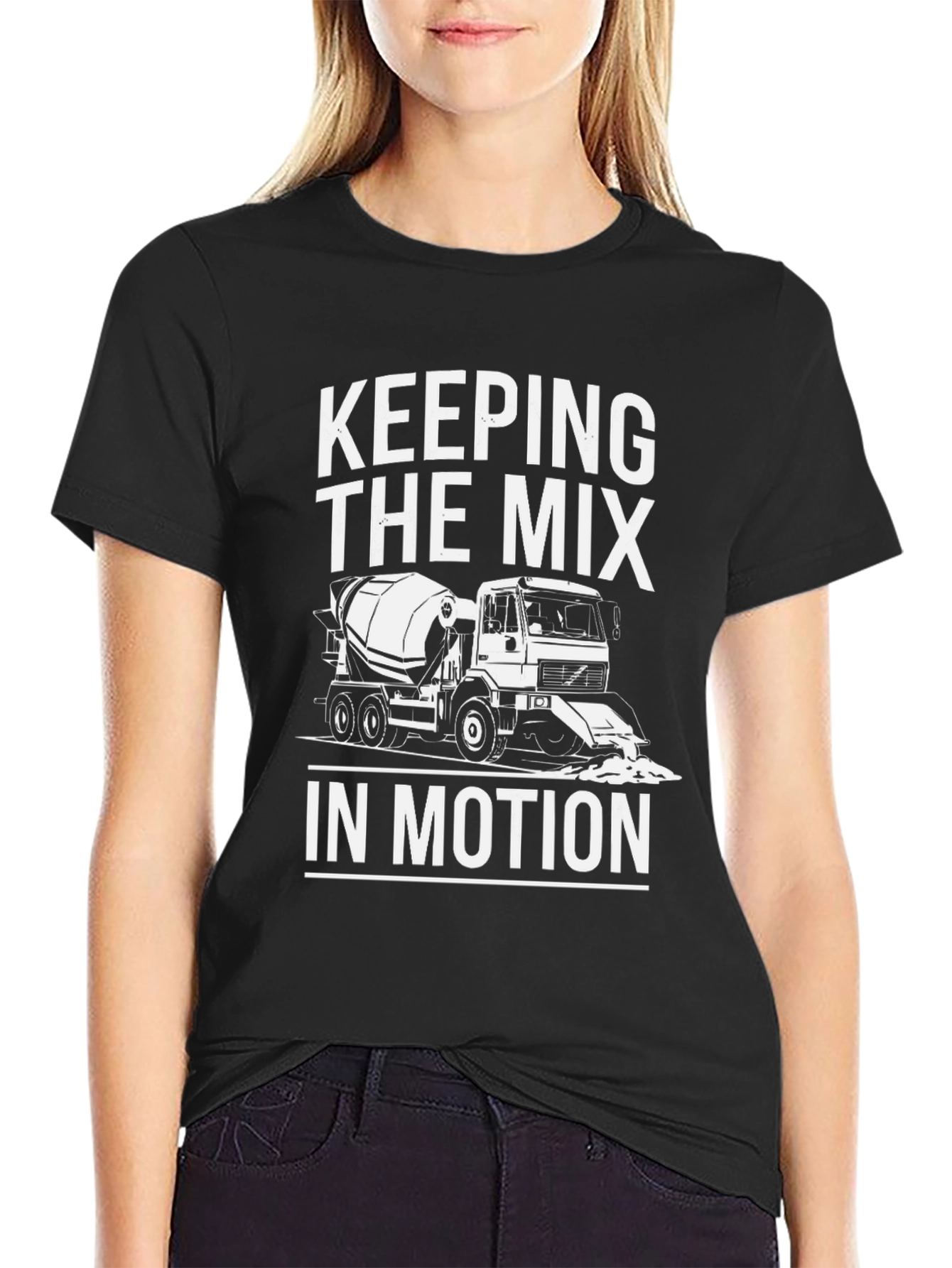 Keeping the Mix In Motion Black T-Shirt