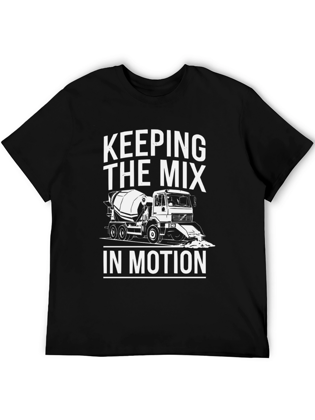 Keeping the Mix In Motion Black T-Shirt