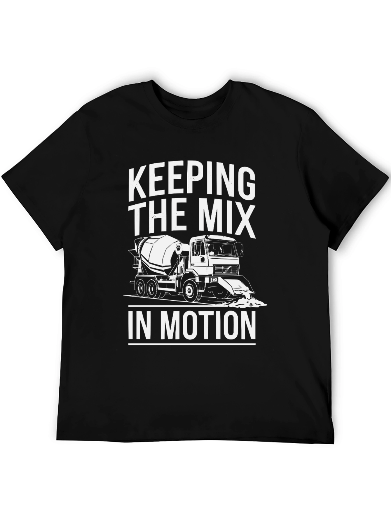 Keeping the Mix In Motion Black T-Shirt