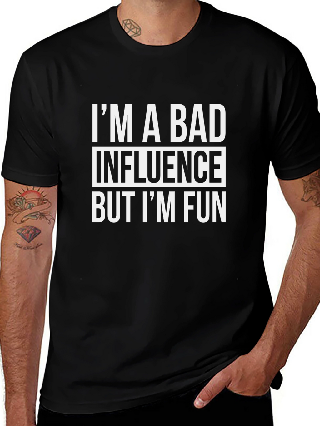 Bad Influence Funny T-Shirt
