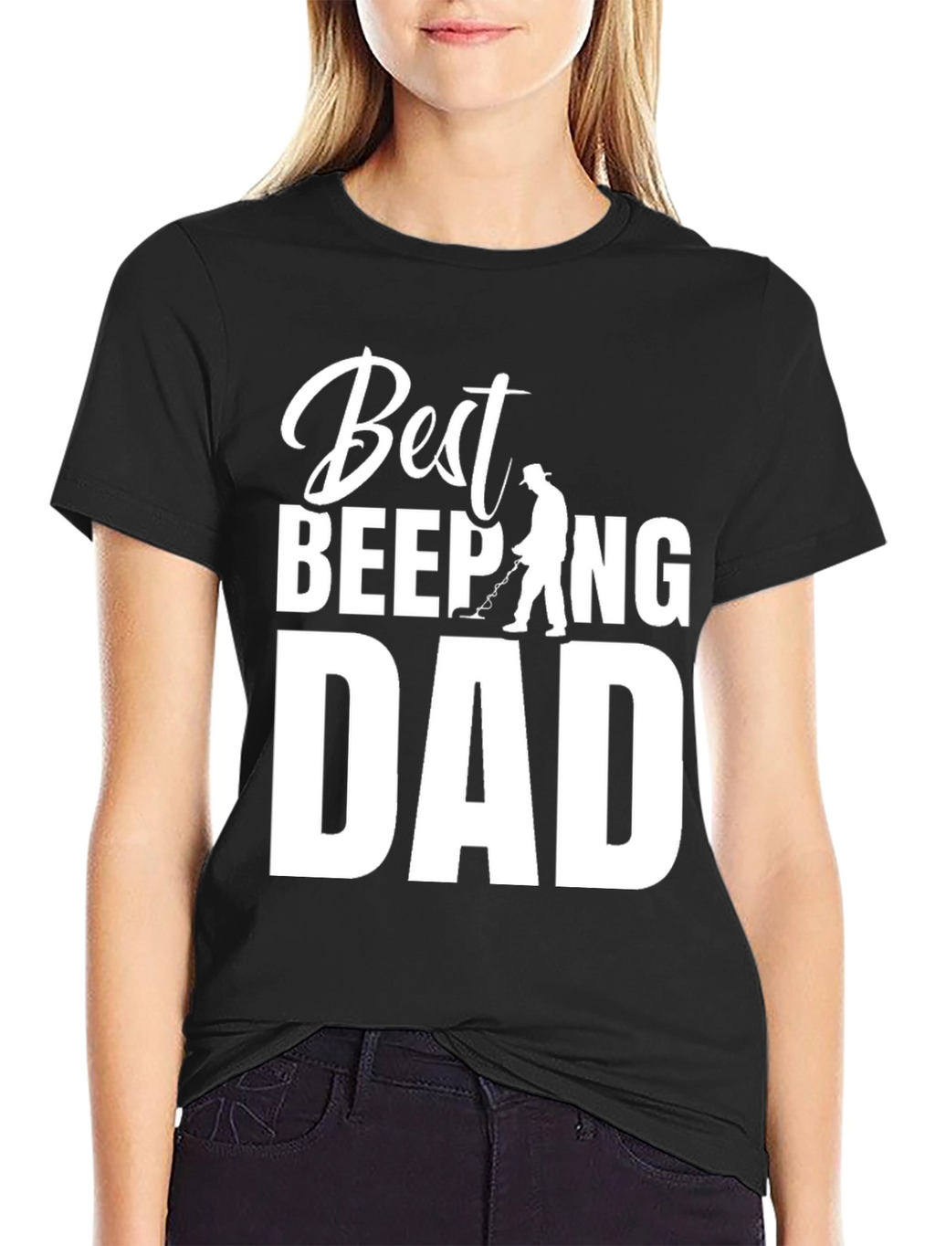 Best Beeping Dad T-Shirt - Funny Metal Detecting Tee