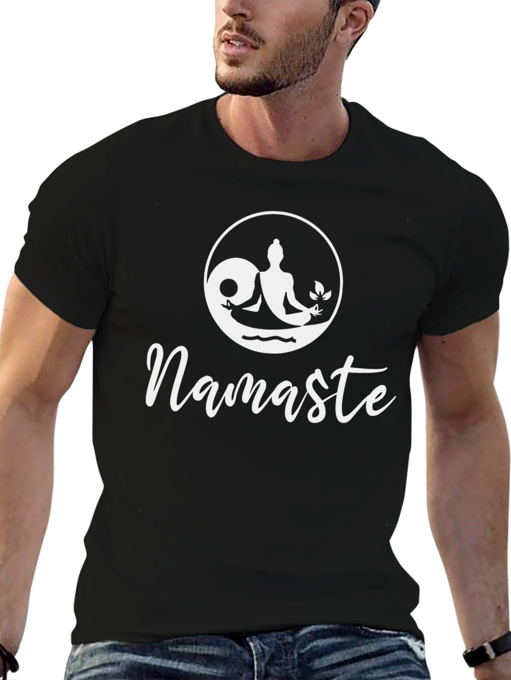 Namaste Graphic T-Shirt - Yoga Meditation Tee