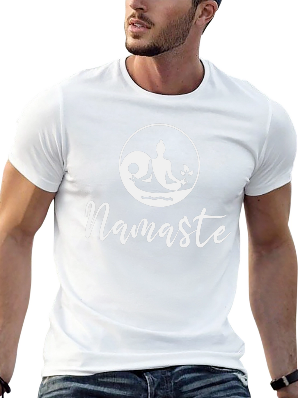 Namaste Graphic T-Shirt - Yoga Meditation Tee