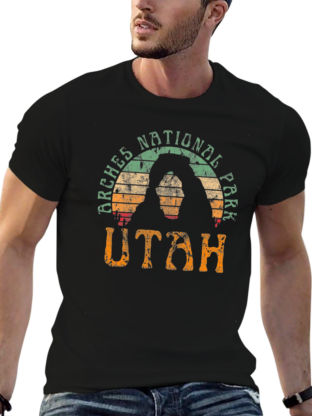 Arches National Park Utah Retro T-Shirt