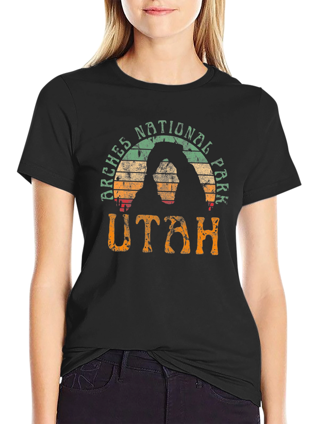 Arches National Park Utah Retro T-Shirt