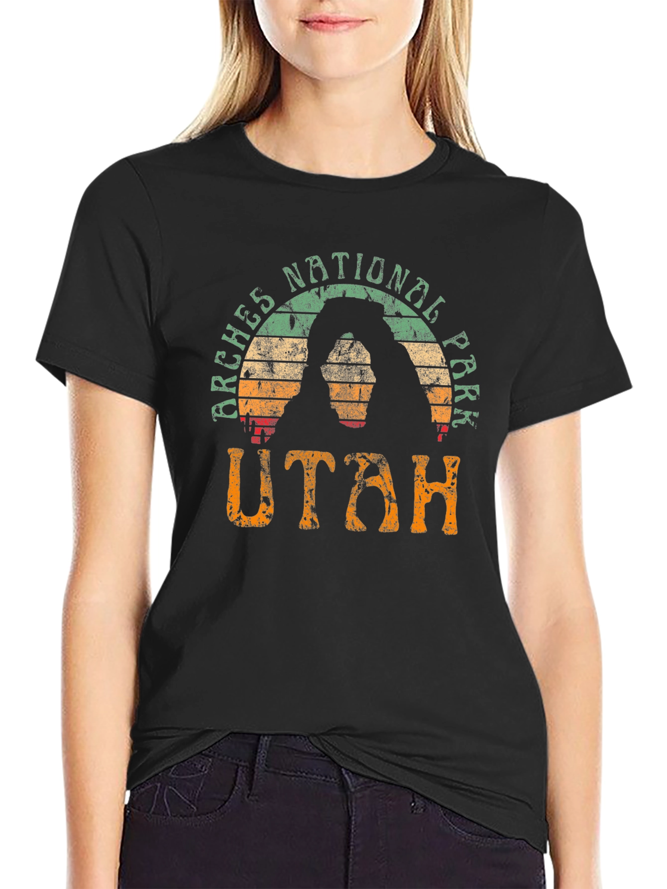Arches National Park Utah Retro T-Shirt