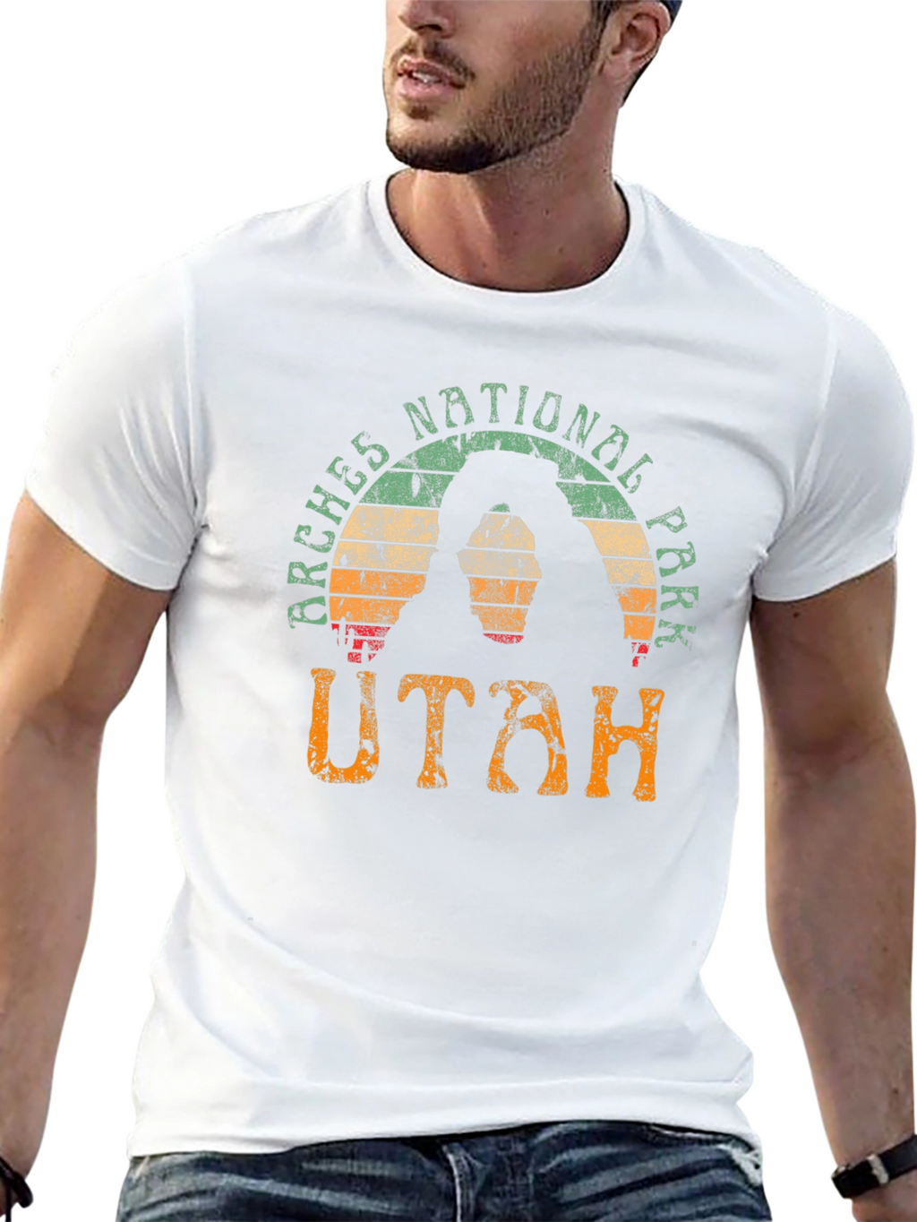 Arches National Park Utah Retro T-Shirt