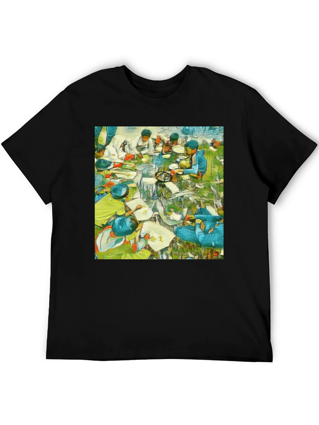 Artistic Feast T-Shirt: Unique Graphic Tee