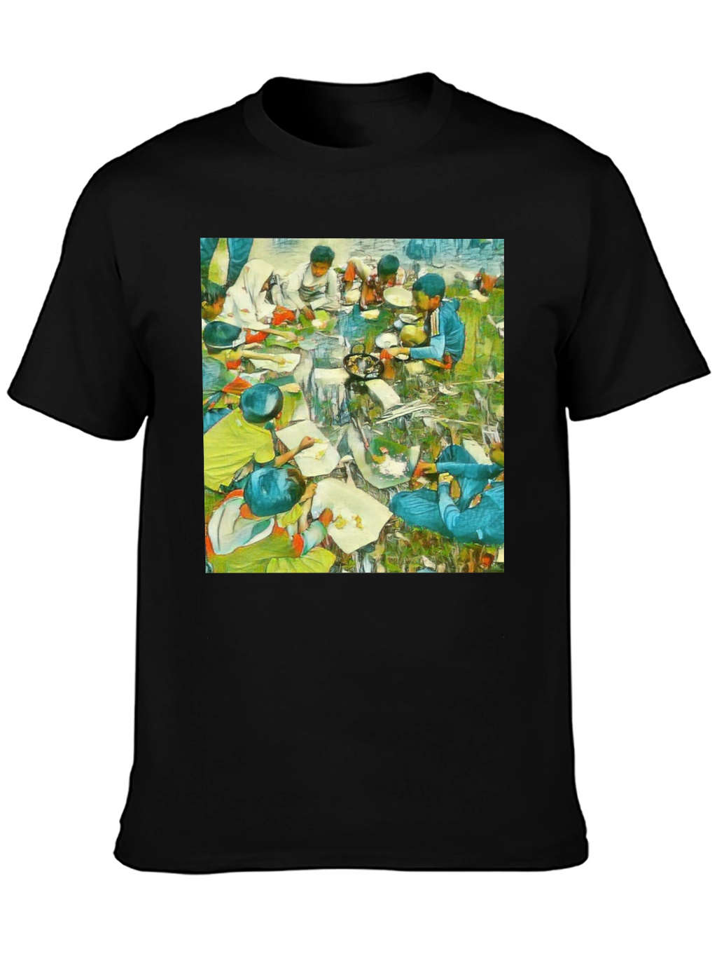 Artistic Feast T-Shirt: Unique Graphic Tee