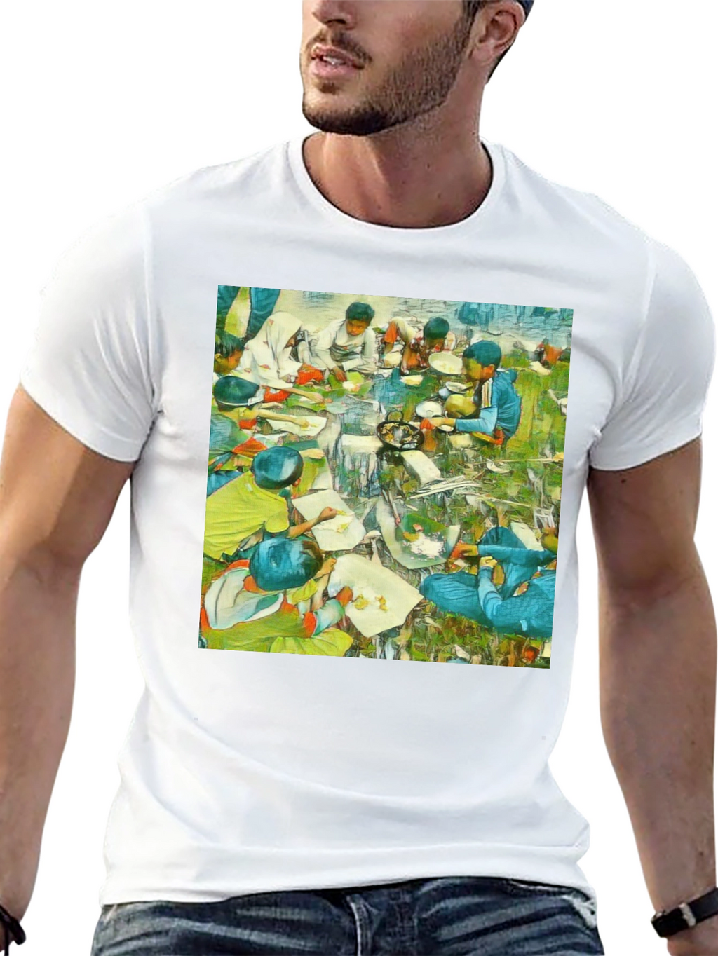 Artistic Feast T-Shirt: Unique Graphic Tee