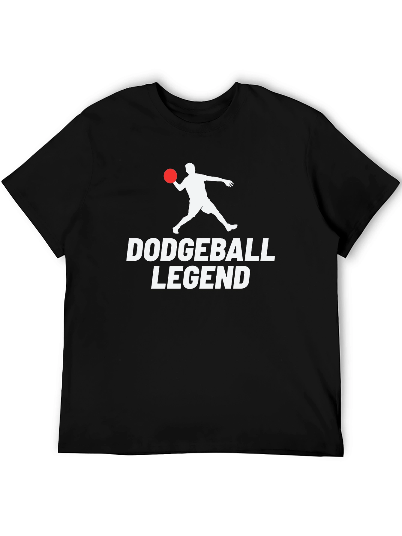 Dodgeball Legend Graphic T-Shirt - Black