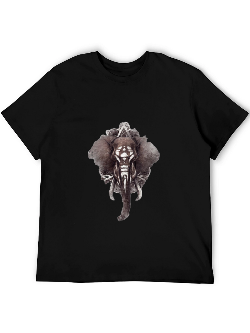 Elephant Graphic Tee - Black