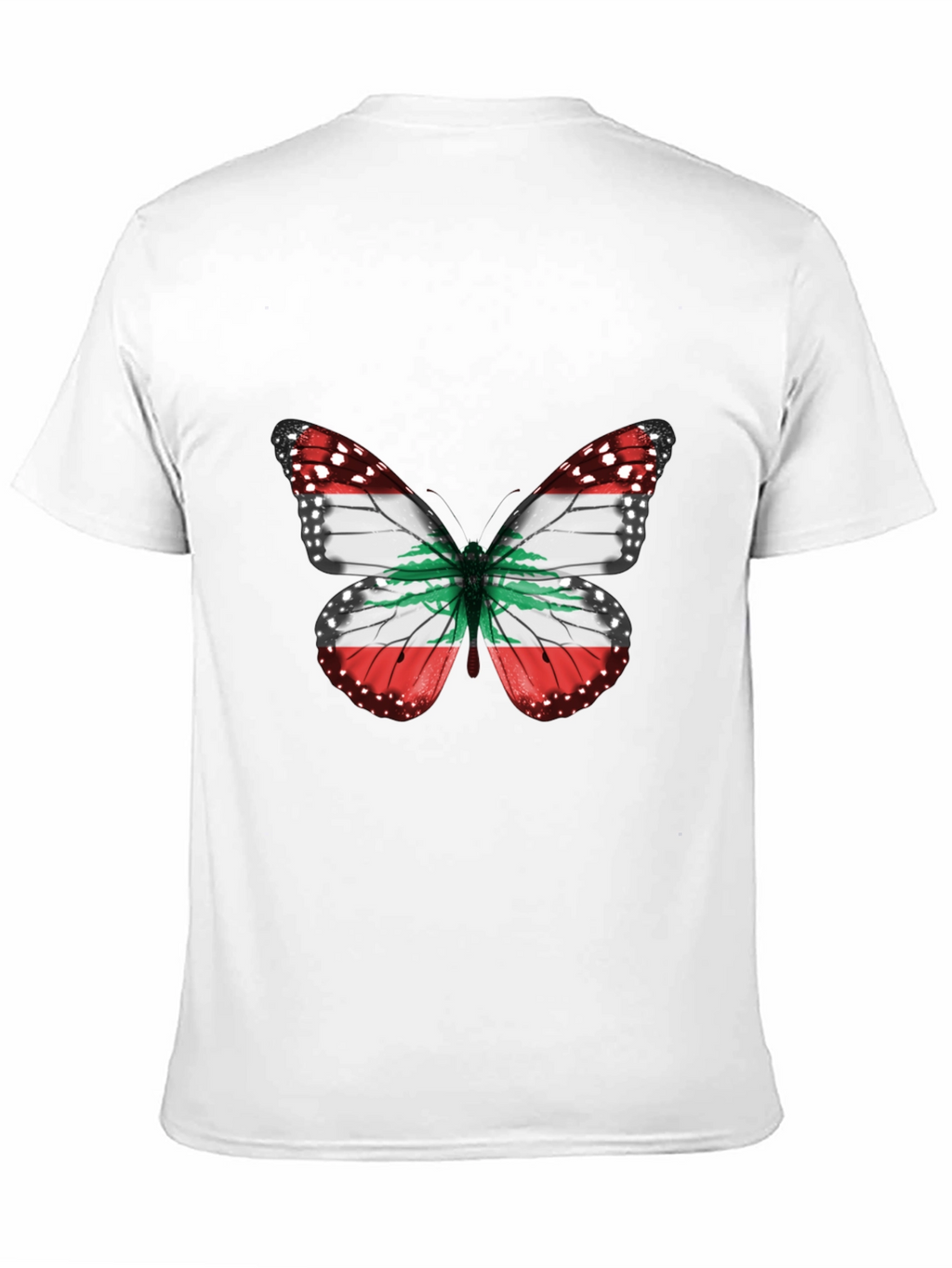 Lebanon Butterfly Graphic T-Shirt