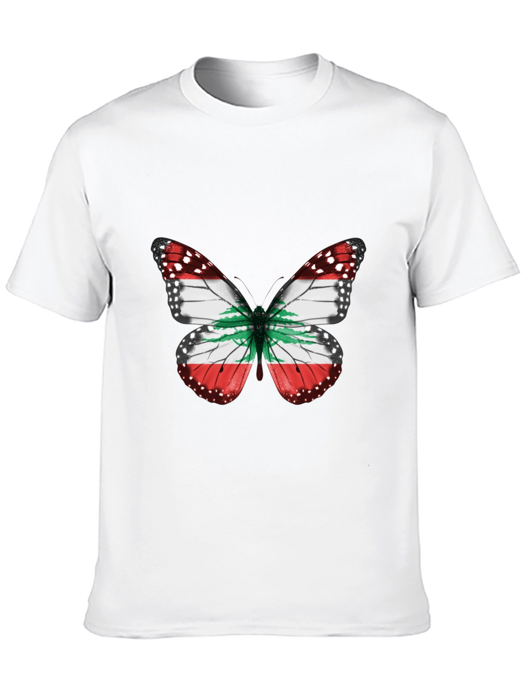 Lebanon Butterfly Graphic T-Shirt