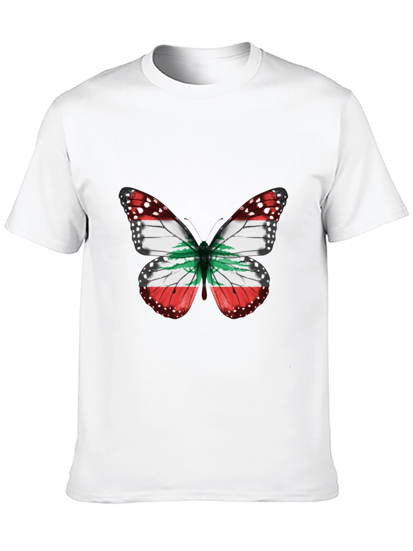 Lebanon Butterfly Graphic T-Shirt