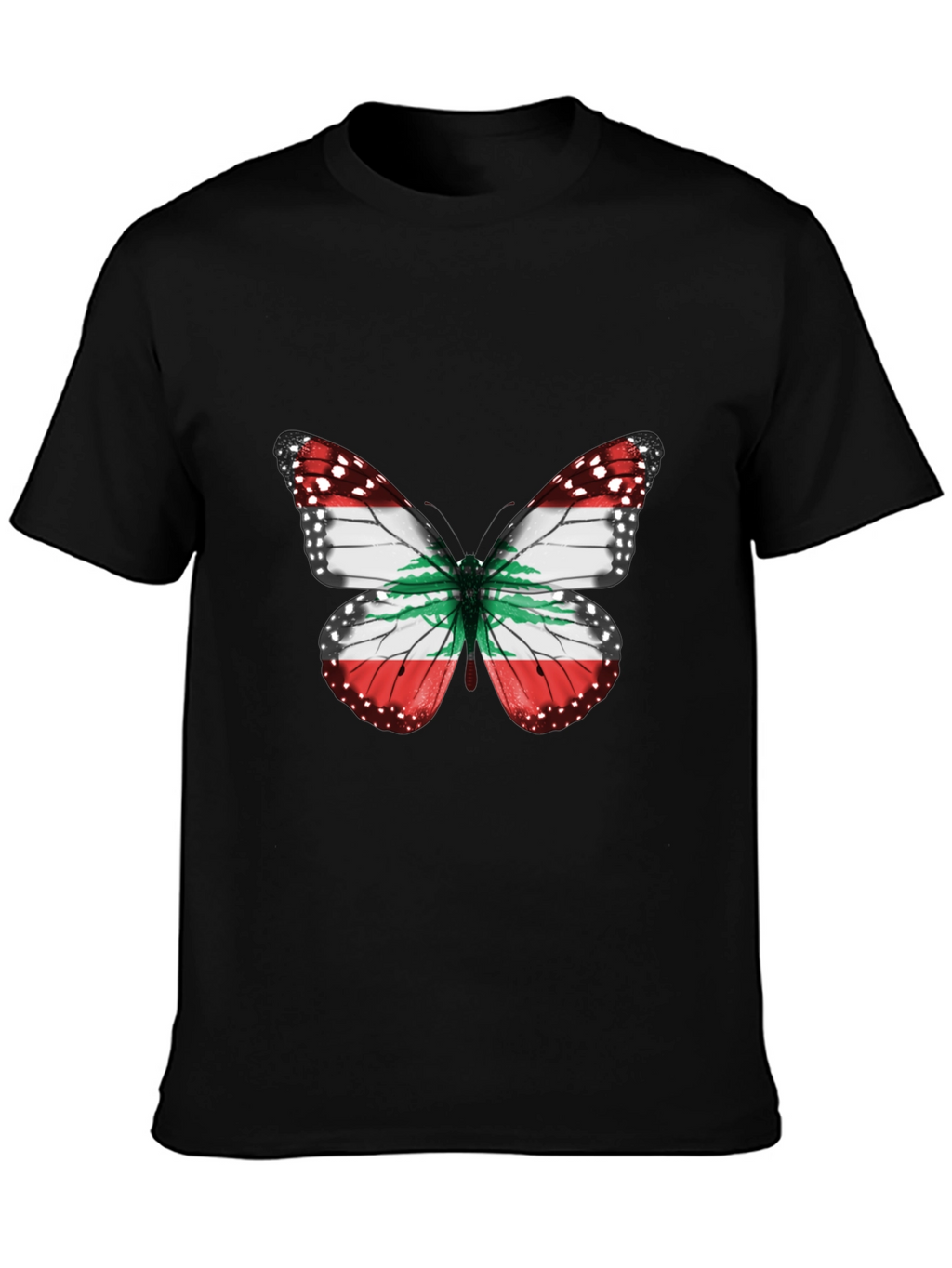 Lebanon Butterfly Graphic T-Shirt