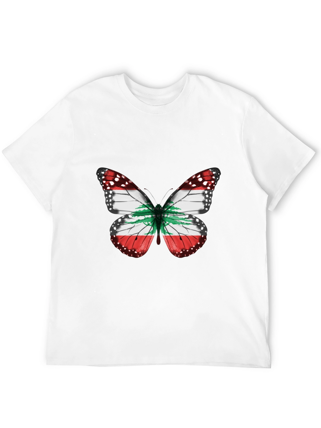 Lebanon Butterfly Graphic T-Shirt