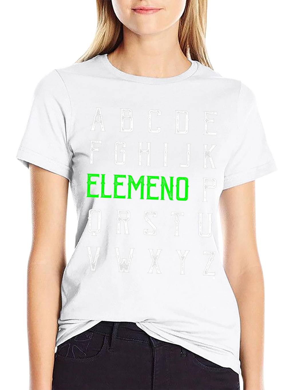 Alphabet Elemeno T-Shirt - ABC Green