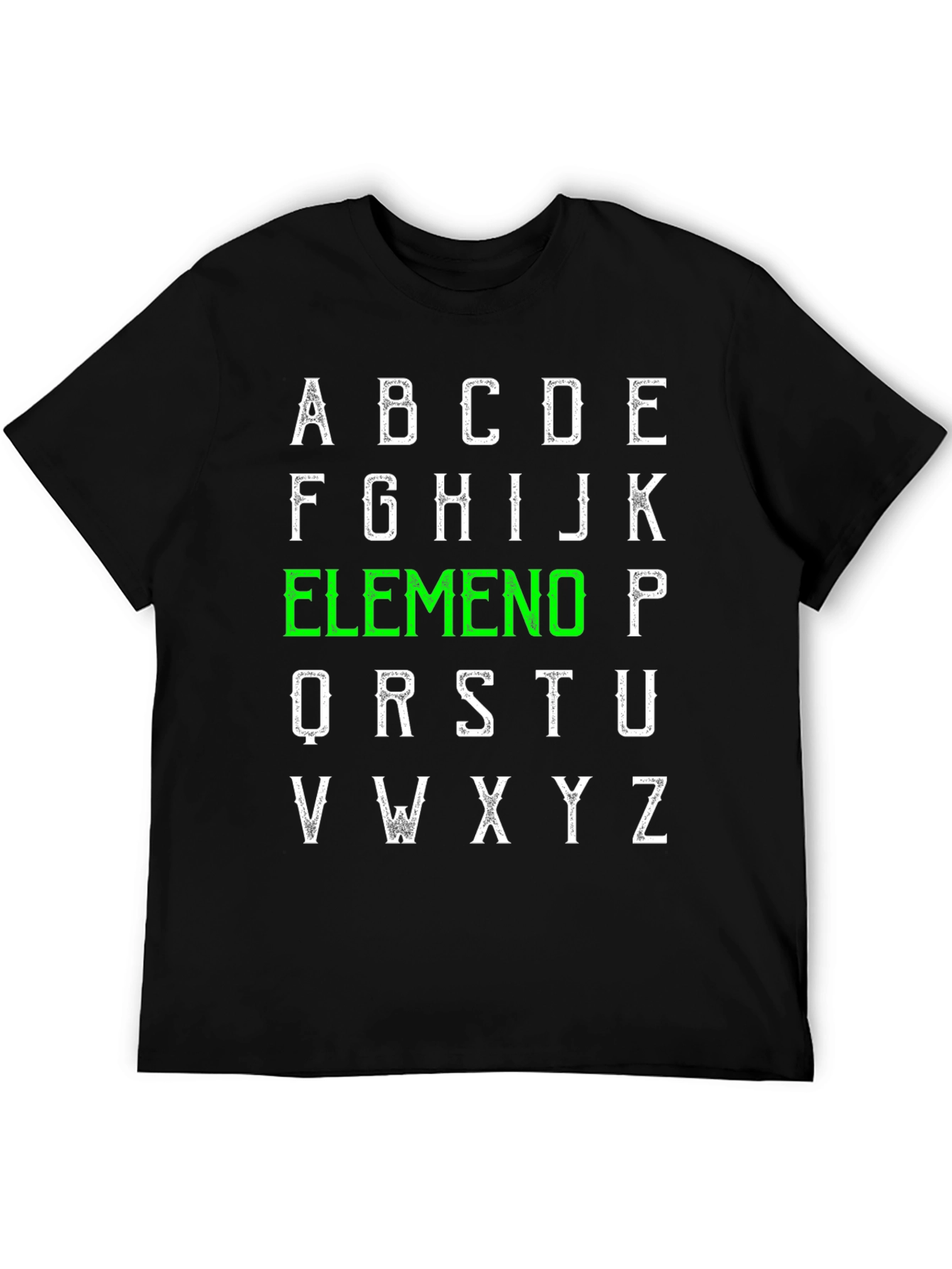 Alphabet Elemeno T-Shirt - ABC Green