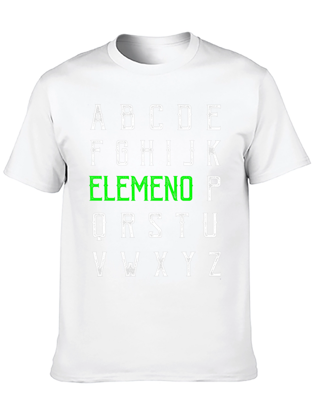 Alphabet Elemeno T-Shirt - ABC Green