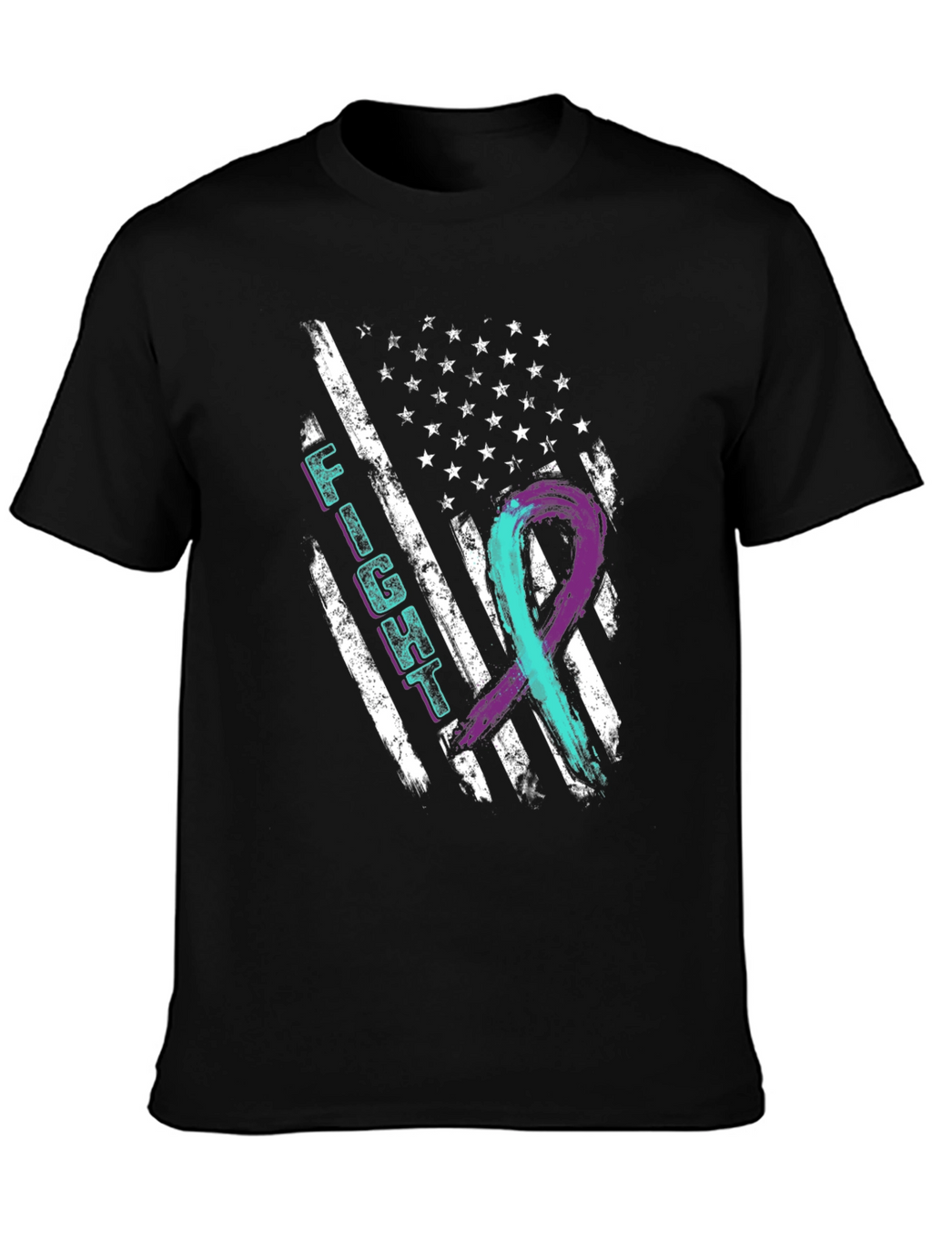 Fight Suicide Awareness Flag T-Shirt