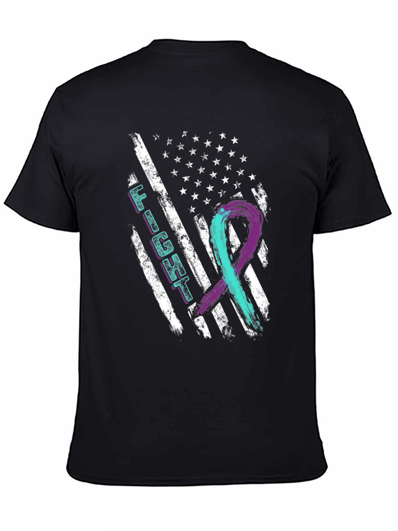 Fight Suicide Awareness Flag T-Shirt