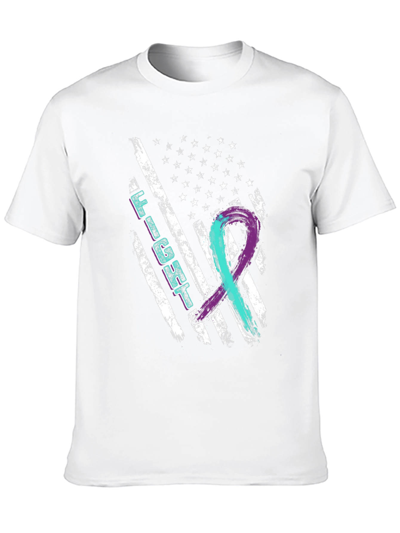 Fight Suicide Awareness Flag T-Shirt