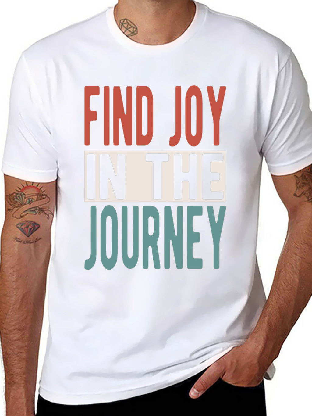 Inspirational Graphic Tee: Find Joy in the Journey
