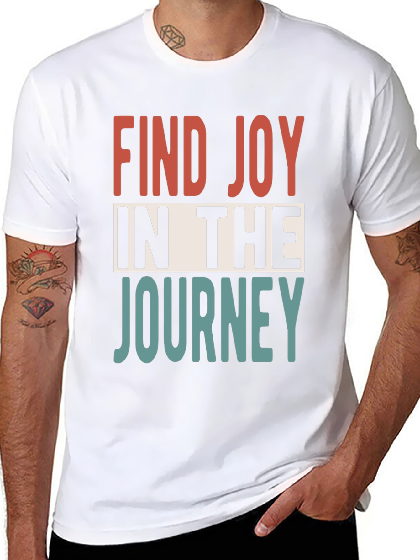 Inspirational Graphic Tee: Find Joy in the Journey