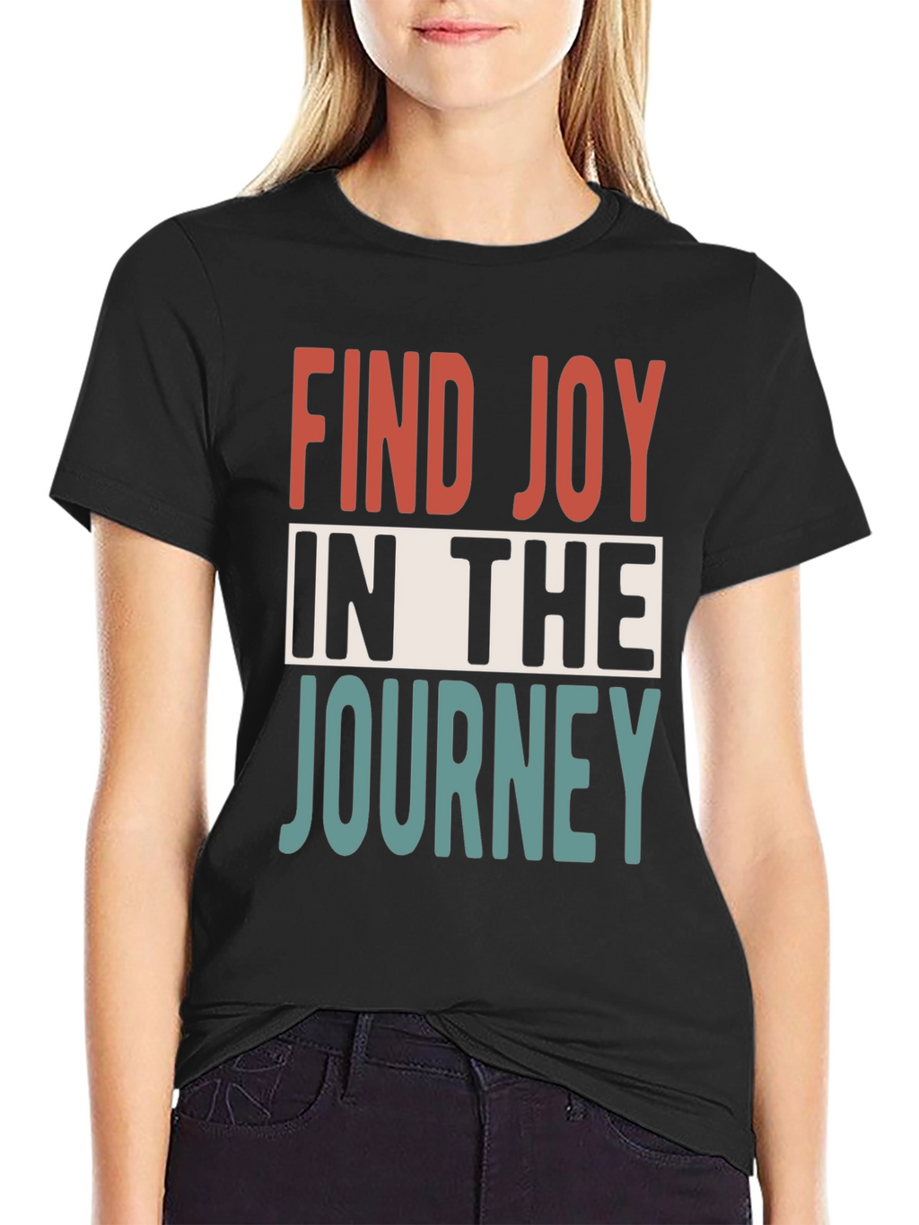 Inspirational Graphic Tee: Find Joy in the Journey
