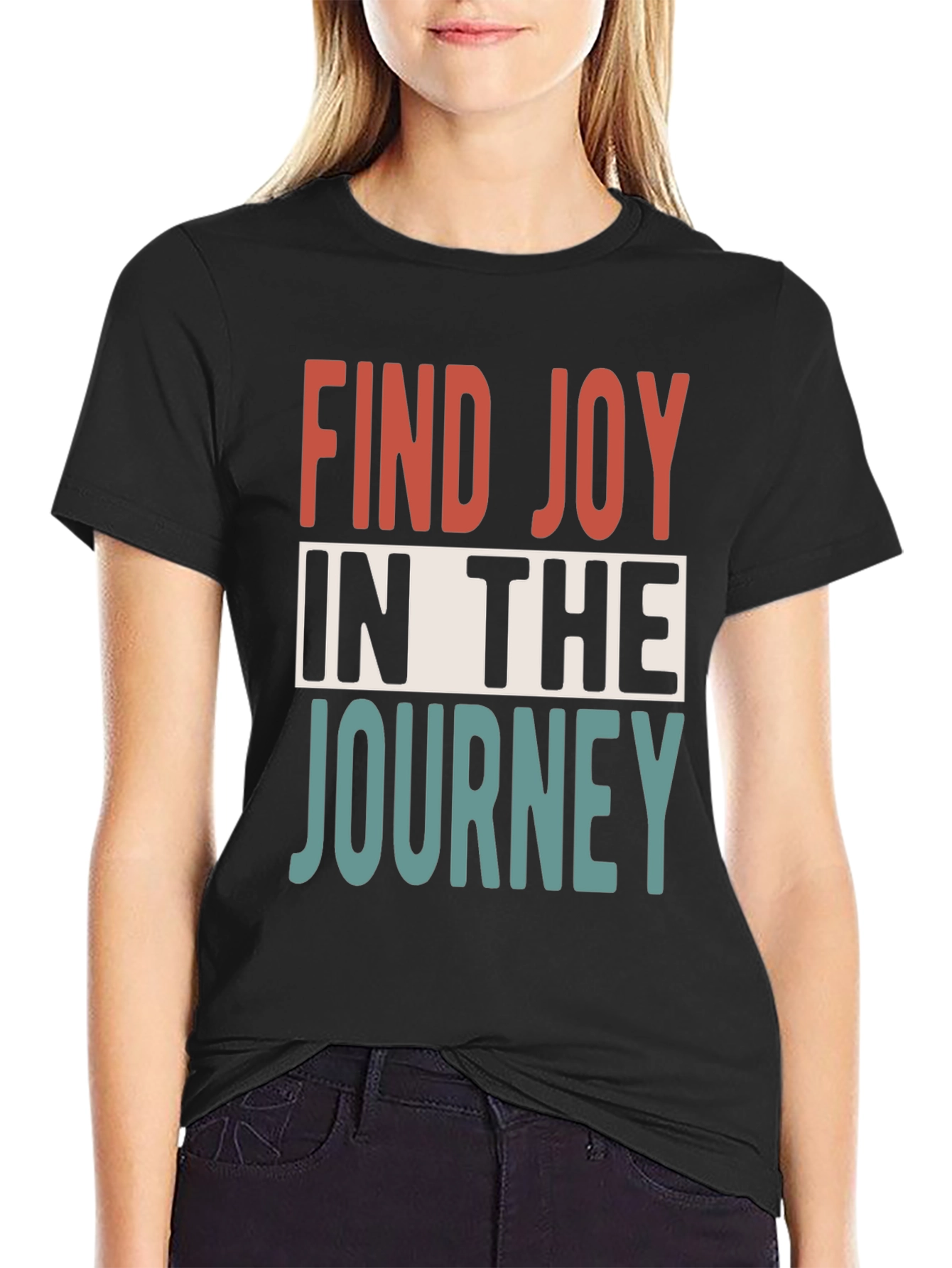 Inspirational Graphic Tee: Find Joy in the Journey