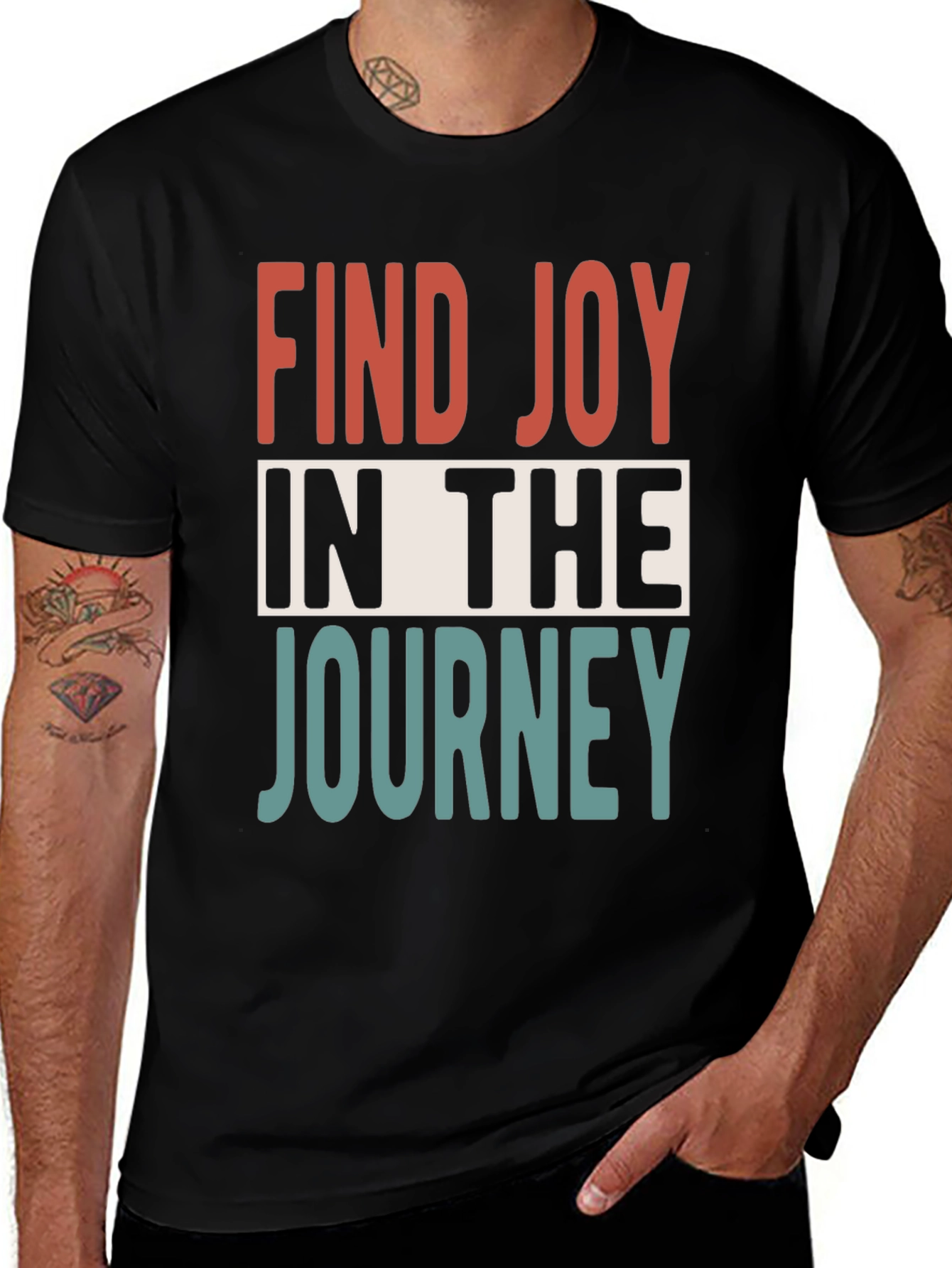Inspirational Graphic Tee: Find Joy in the Journey
