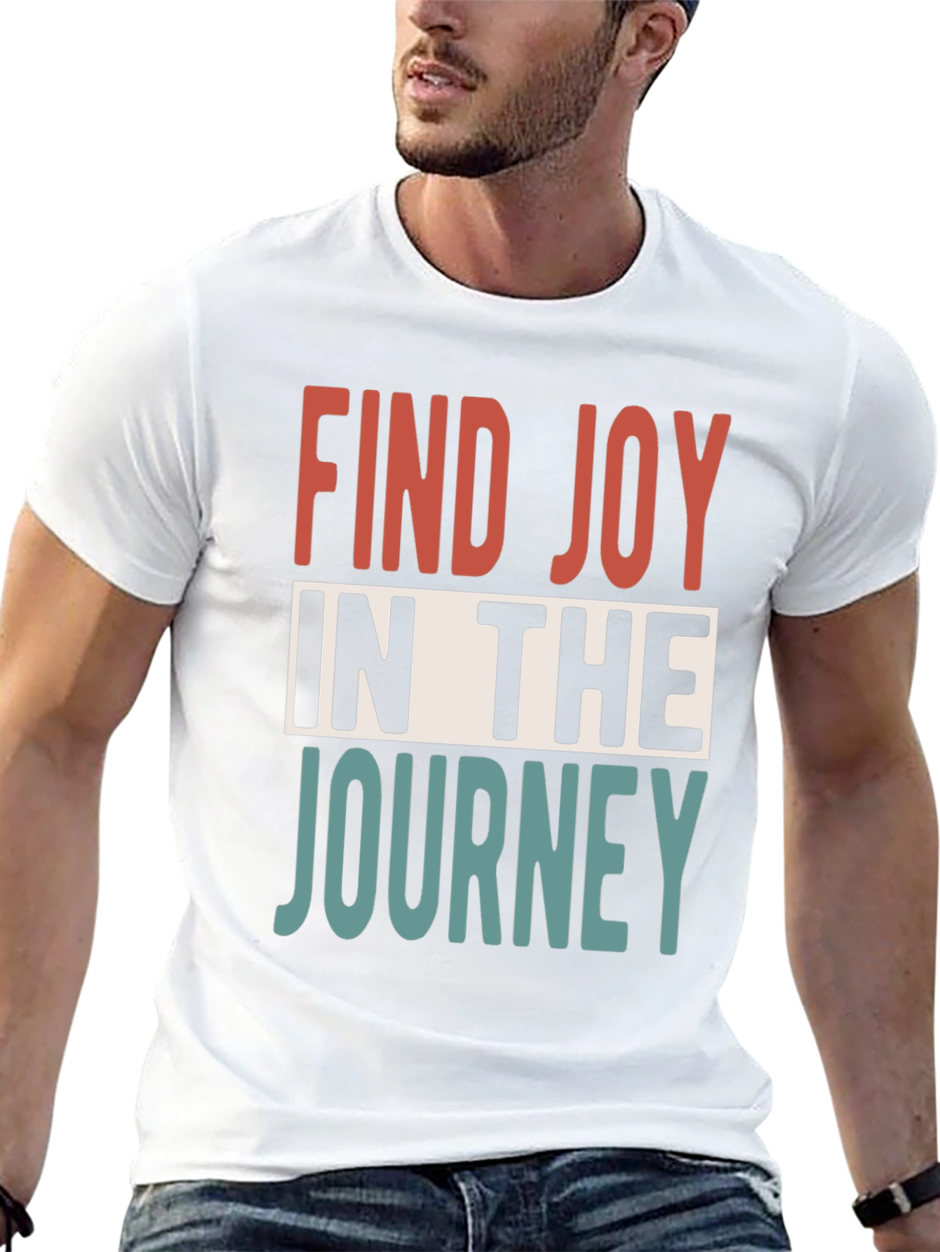 Inspirational Graphic Tee: Find Joy in the Journey