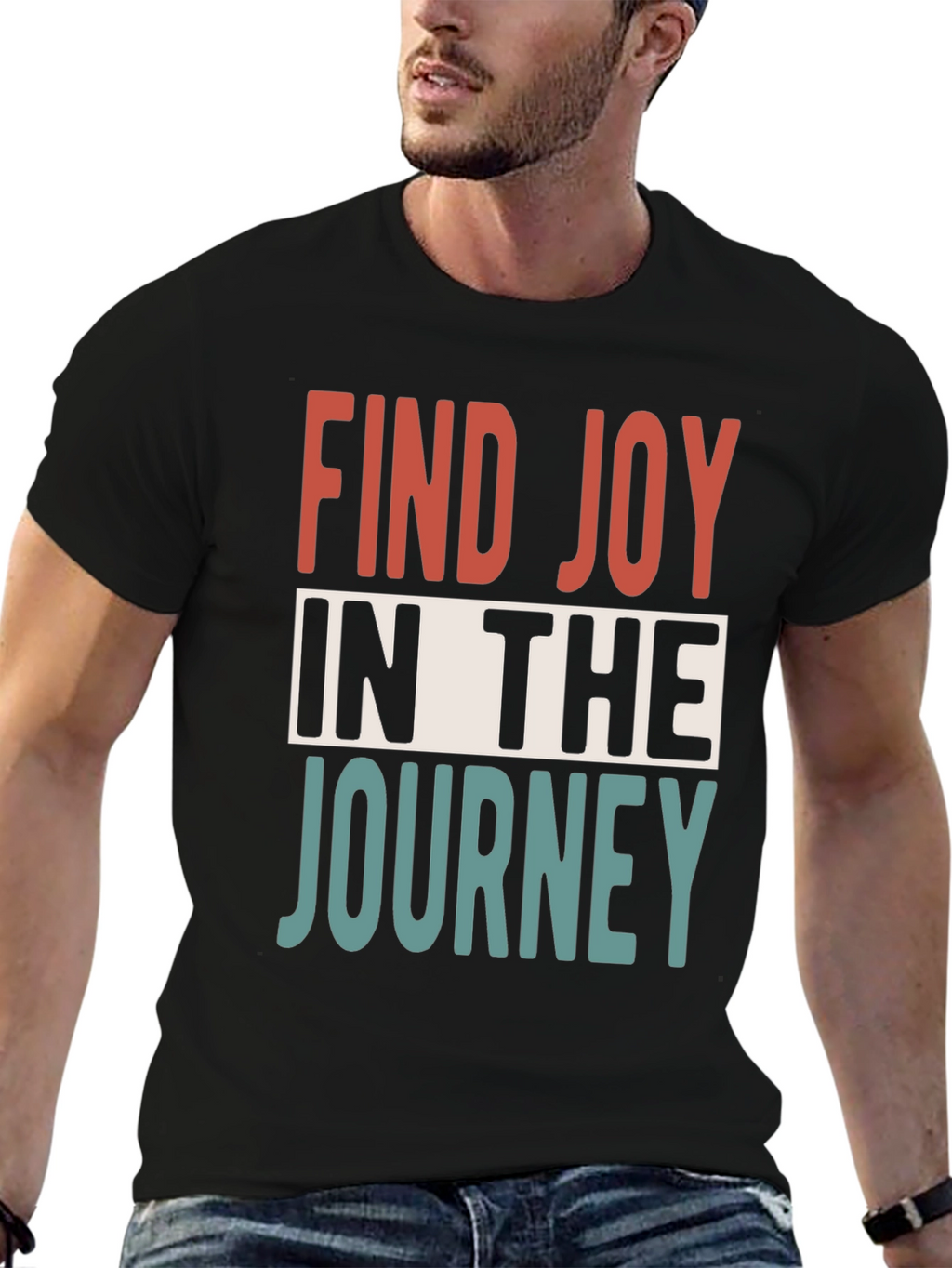 Inspirational Graphic Tee: Find Joy in the Journey