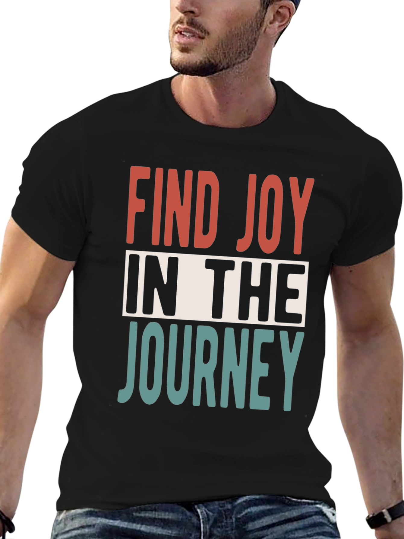 Inspirational Graphic Tee: Find Joy in the Journey