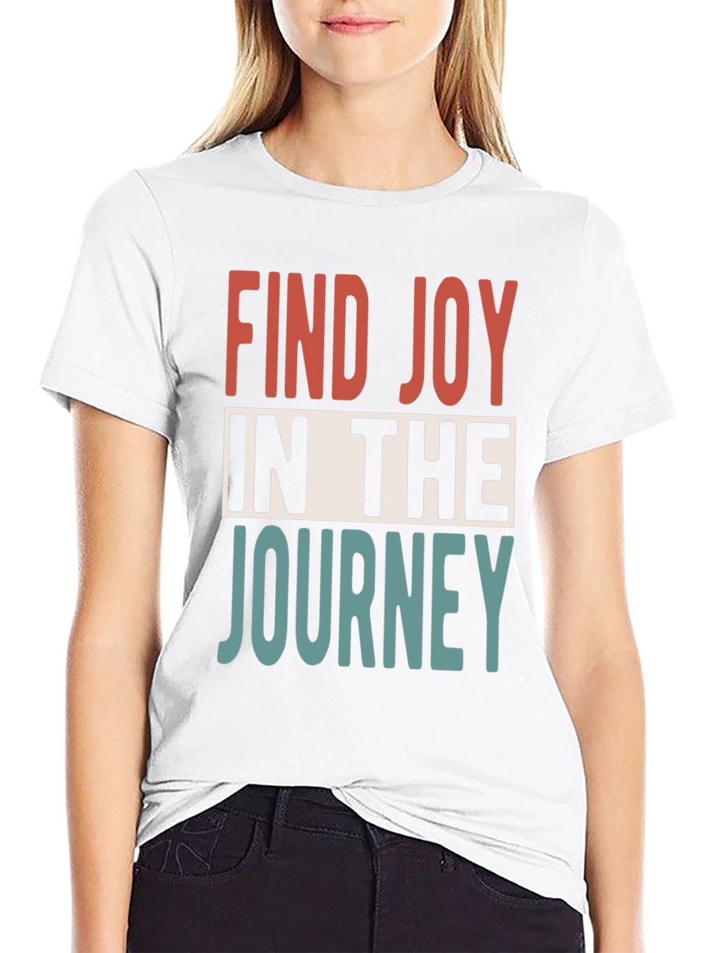 Inspirational Graphic Tee: Find Joy in the Journey