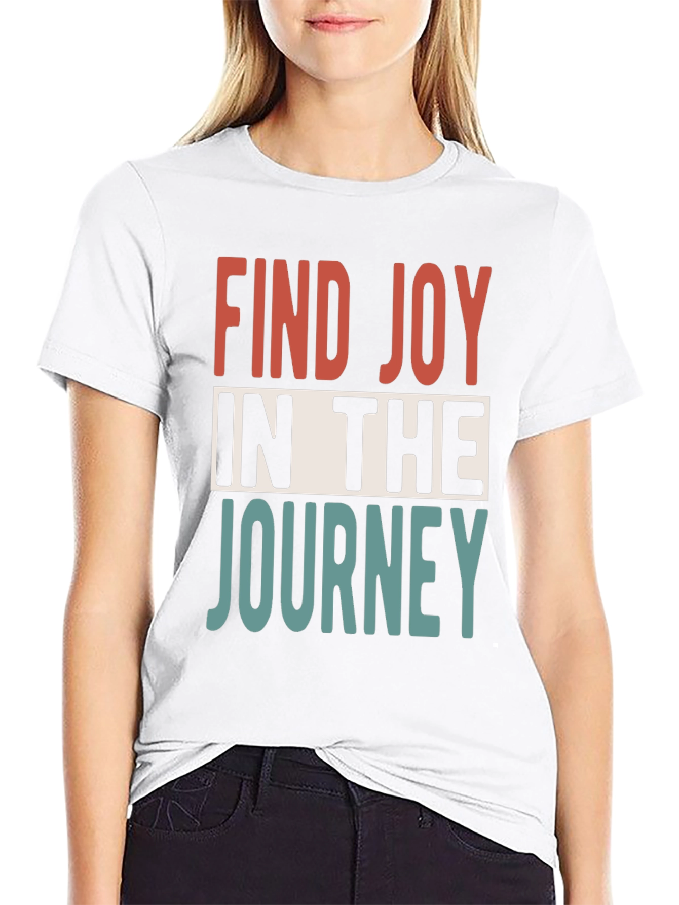 Inspirational Graphic Tee: Find Joy in the Journey