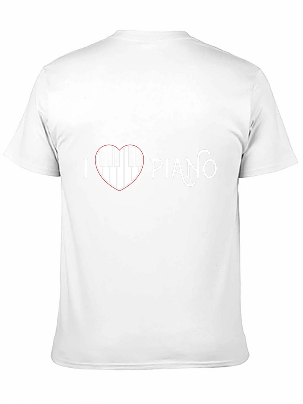 I Love Piano T-Shirt - Music Heart Tee