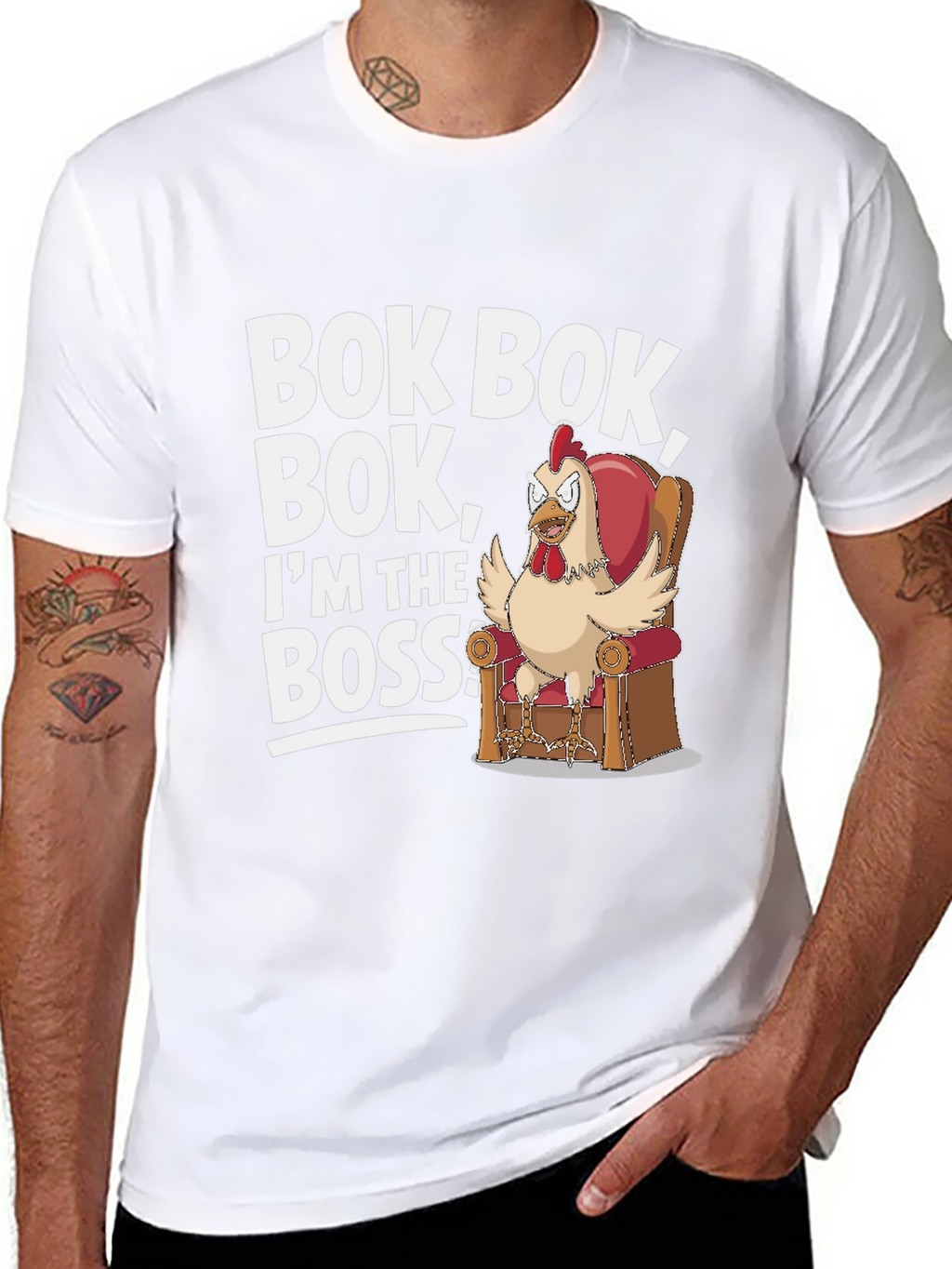 Bok Bok Boss Chicken T-Shirt