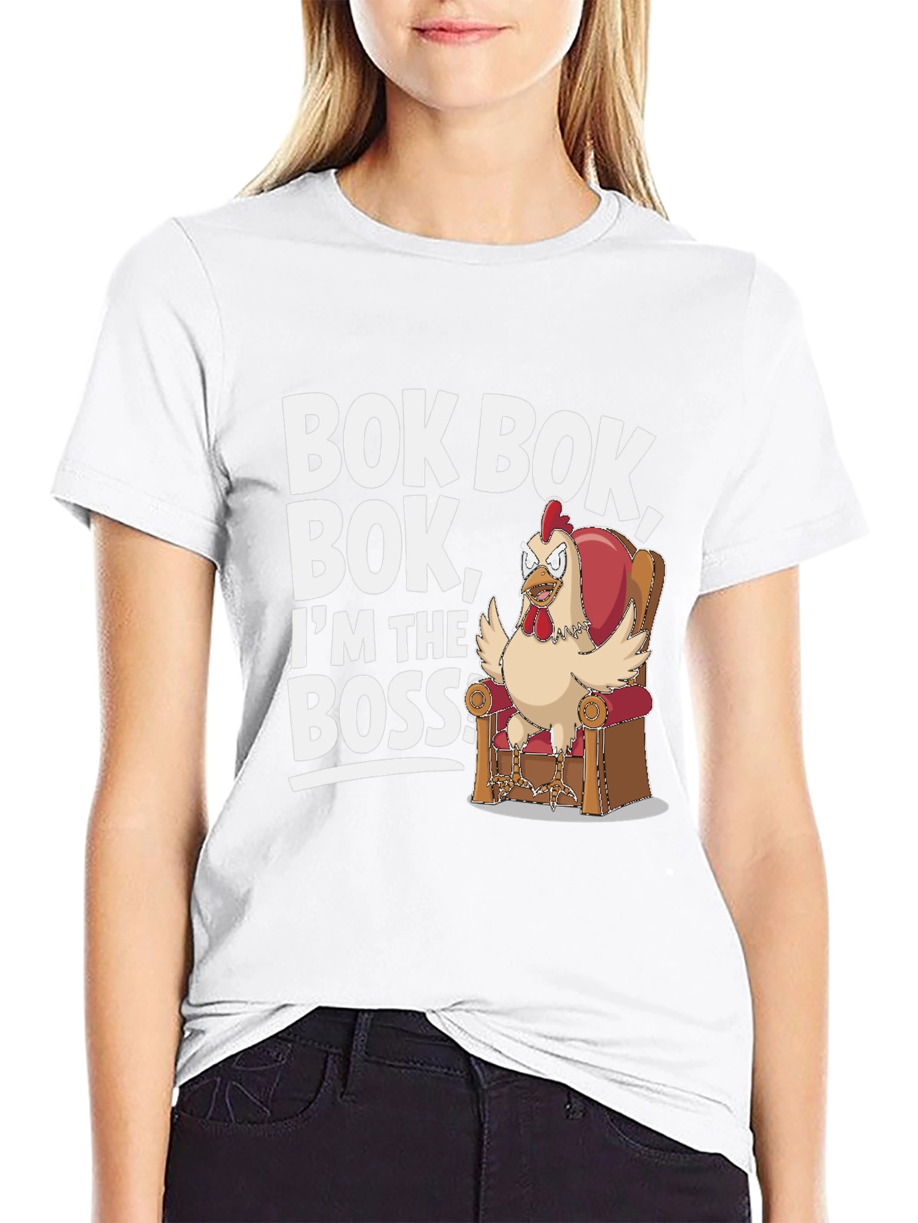 Bok Bok Boss Chicken T-Shirt