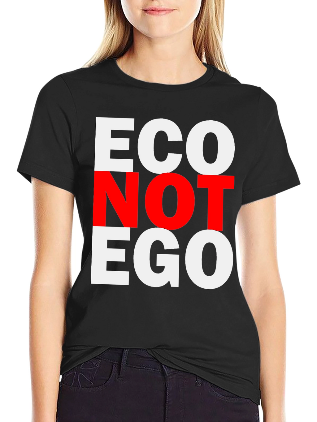 Eco Not Ego Graphic Tee - Unisex T-Shirt
